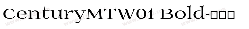 CenturyMTW01 Bold字体转换